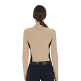 Equestro Women's Long Sleeve Technical Training Polo